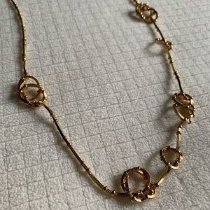 J.Crew golden twists long necklace